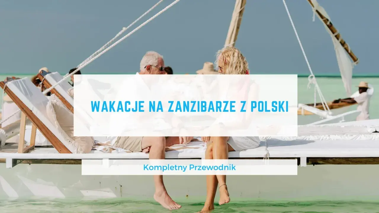 Para odpoczywa na łodzi podczas wakacji na Zanzibarze. Słońce, turkusowa woda i relaks.